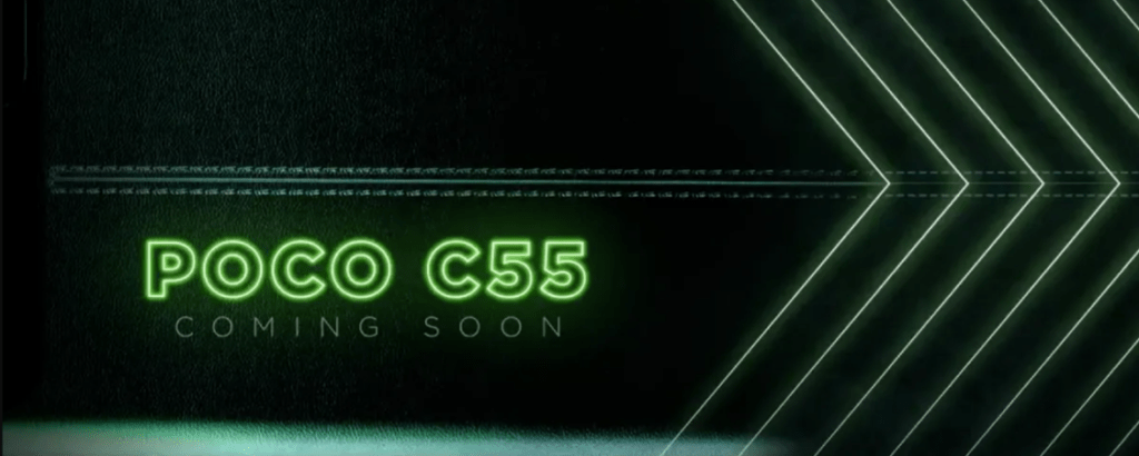 POCO C55 teaser