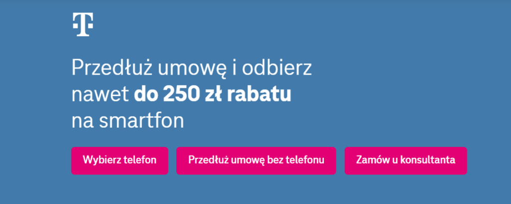 T-Mobile promocja 250 zł