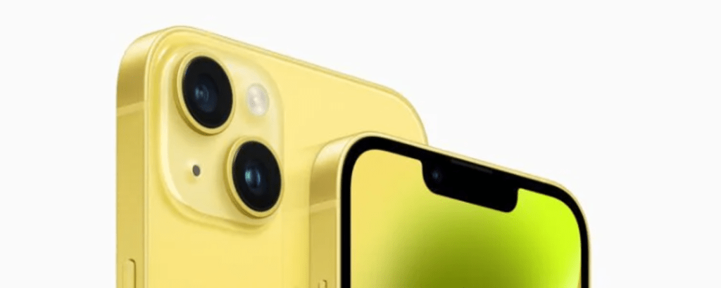 żółty iPhone 14 w Play