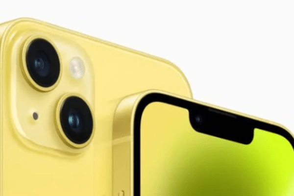 żółty iPhone 14 w Play