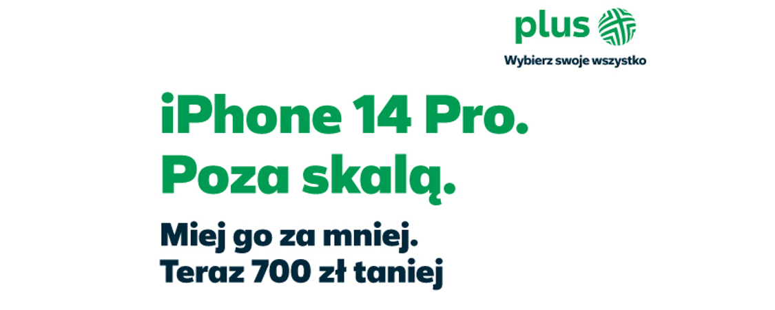 Plus iPhone 14 Pro promocja