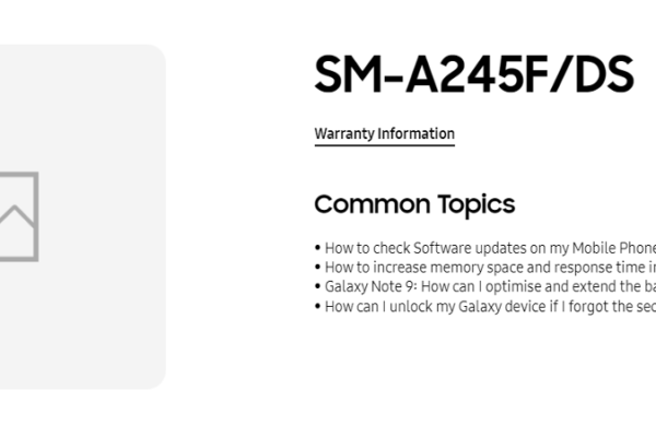 Samsung Galaxy A24 przecieki