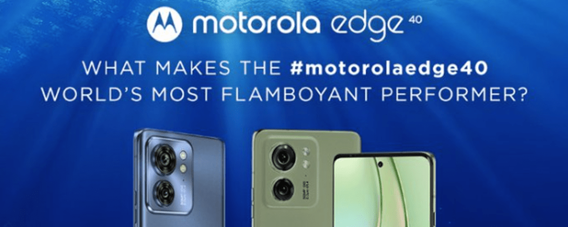 grafika przedstawiająca telefon Motorola Edge 40