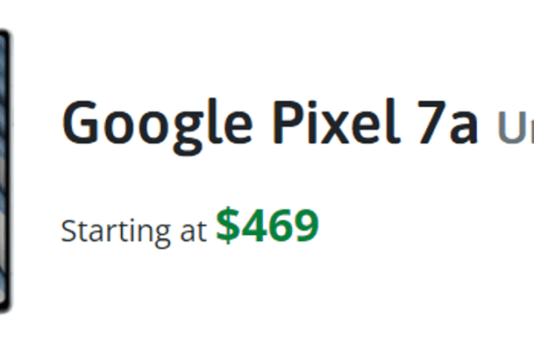 Google Pixel 7a sprzedaż