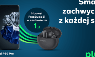 Huawei P60 Pro ze słuchawkami za 1 zł w Plusie