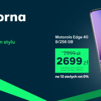 Wodoodporna Motorola Edge 40 tańsza w Plusie na lato