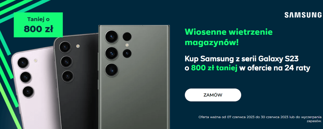 Samsung Galaxy S23 promocja