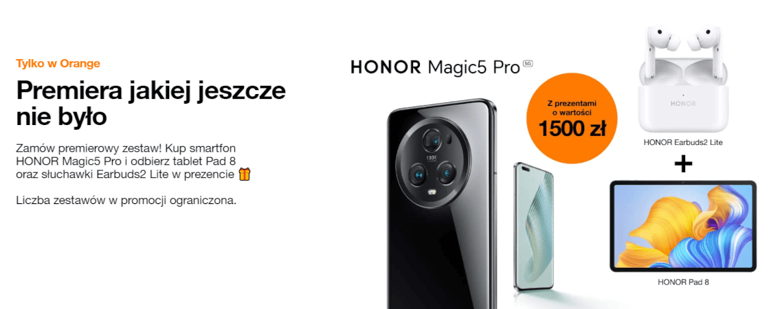 Honor Magic5 Pro promocja