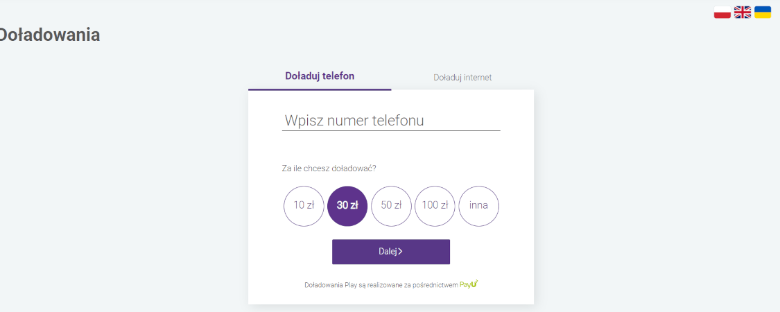Jak Doładować Konto W Play Innej Osobie Kodem Jak doładować konto w Play na 5 różnych sposobów? | Komórkomat.pl