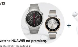 Huawei Watch GT 4 + słuchawki za 1 zł w Plusie i T-Mobile