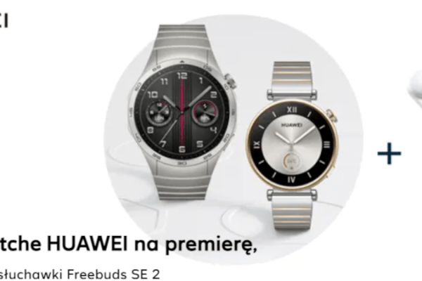Huawei Watch GT 4 słuchawki w prezencie