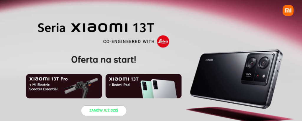 przedsprzedaż Xiaomi 13T i Xiaomi 13T Pro