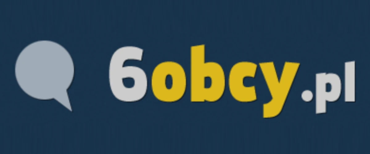 logotyp 6obcy na granatowym tle
