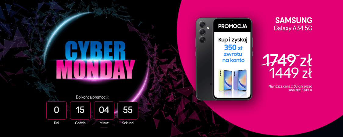 Cyber Monday promocja T-Mobile