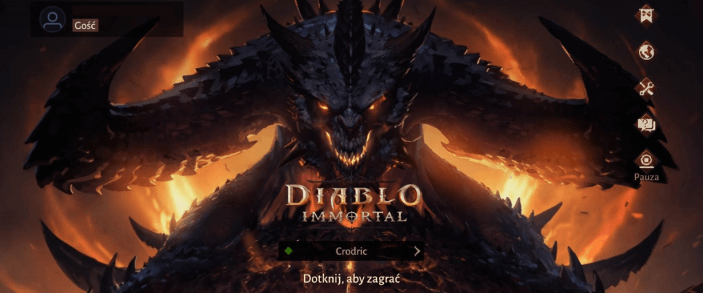 grafika prezentują grę po polsku na telefon Diablo Immortal
