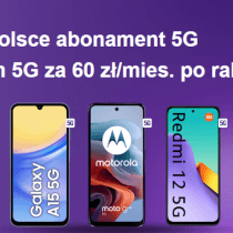 Najtańszy w Polsce abonament 5G ze smartfonem 5G w Play