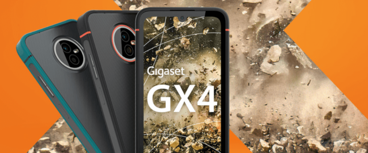 grafika firmy Xiaomi prezentująca smartfona Gigaset GX4