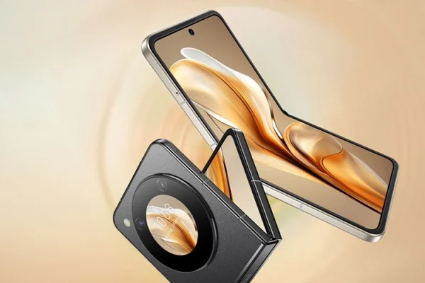 Grafika przedstawiająca składany smartfon ZTE Nubia Flip 5G