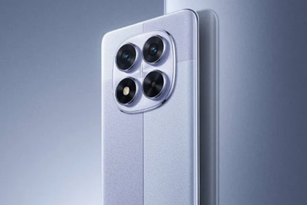 Grafika przedstawiająca prawdopodobny wygląd smartfona Redmi Note 14 Pro.
