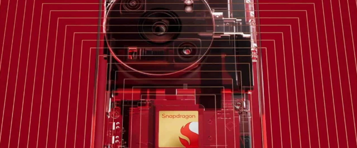 grafika przedstawiająca wnętrze smartfona z procesorem Qualcomm Snapdragon