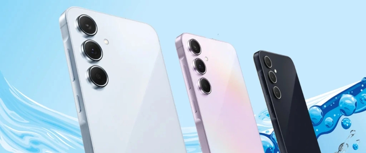 Grafika przedstawiająca prawdopdobny wygląd telefonu Samsung Galaxy A56 5G
