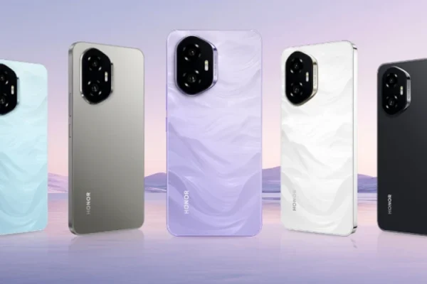 grafika przedstawiająca smartfony z serii Honor 300