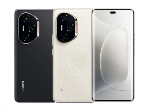 Grafika przedstawiająca wygląd smartfona Honor 300 Ultra