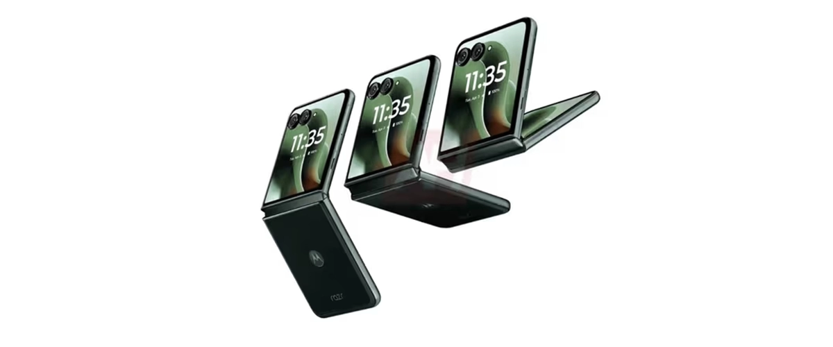 Grafika przedstawiająca możliwy wygląd smartfona Motorola Razr 60 Ultra