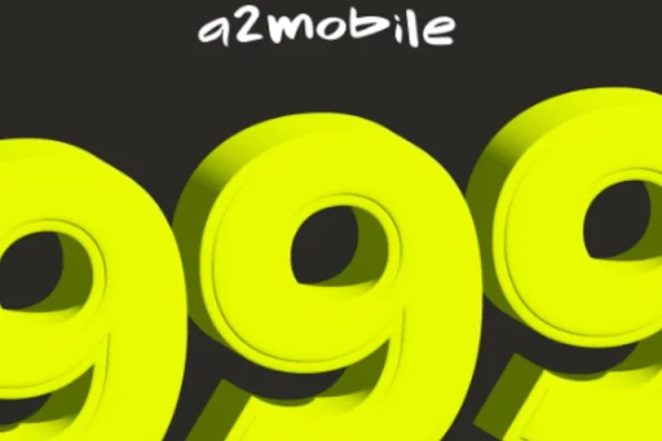 grafika firmy a2mobile symbolizująca promocję 999 GB ekstra