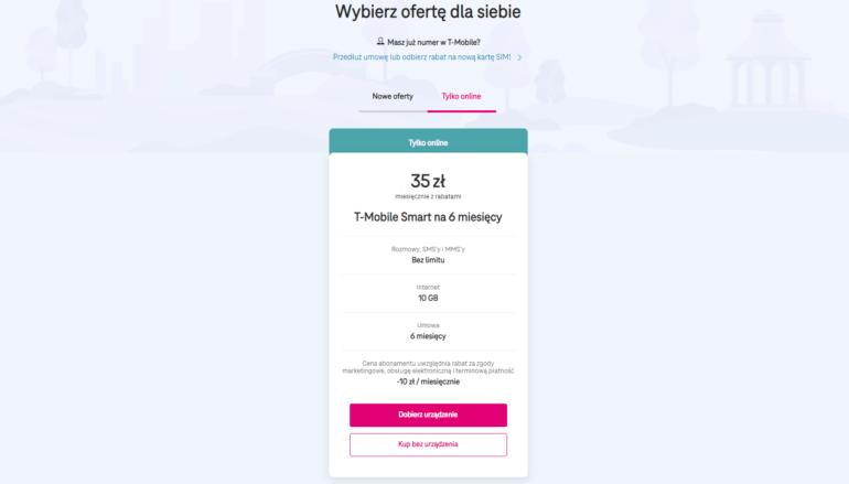 Przeniesienie numeru do T-Mobile