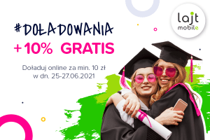 lajt mobile promocja doładowanie +10%