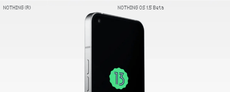 Nothing Phone Android 13 aktualizacja