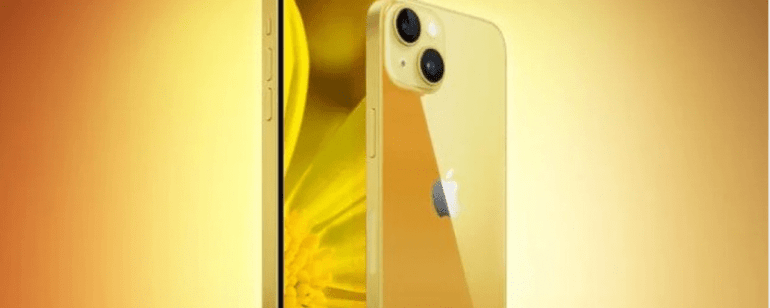 żółty iPhone 14