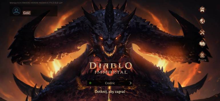 grafika prezentująca grę mobilną Diablo Immortal