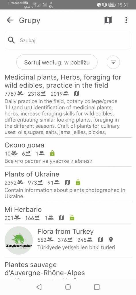 Aplikacja do rozpoznawania roślin