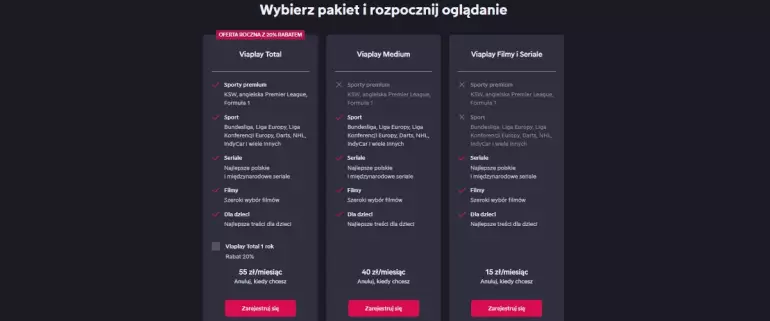 Viaplay - Oferta I Cena U Operatorów W 2024 | Komórkomat.pl