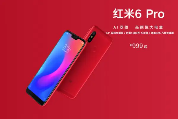 Xiaomi Redmi 6 Pro