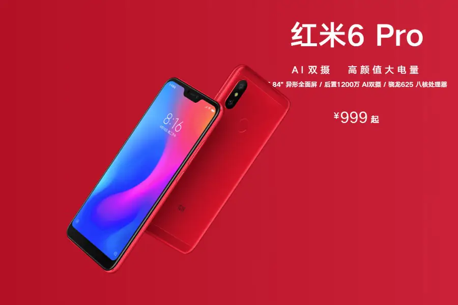 Xiaomi Redmi 6 Pro
