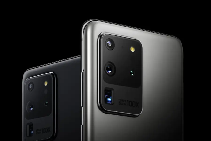 grafika przedstawiająca smartfona Galaxy S20 Ultra