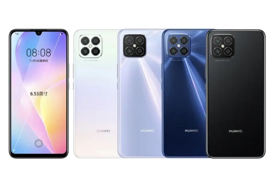 grafika przedstawiająca smartfona Huawei-Nova-8-SE