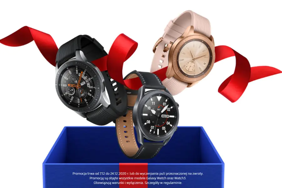 Zwrot do 600 zł za zakup Galaxy Watch Komórkomat.pl