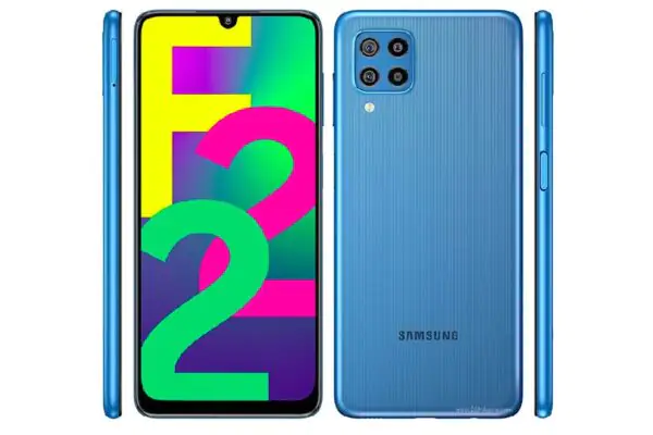 grafika przedstawiająca smartfona Galaxy F22