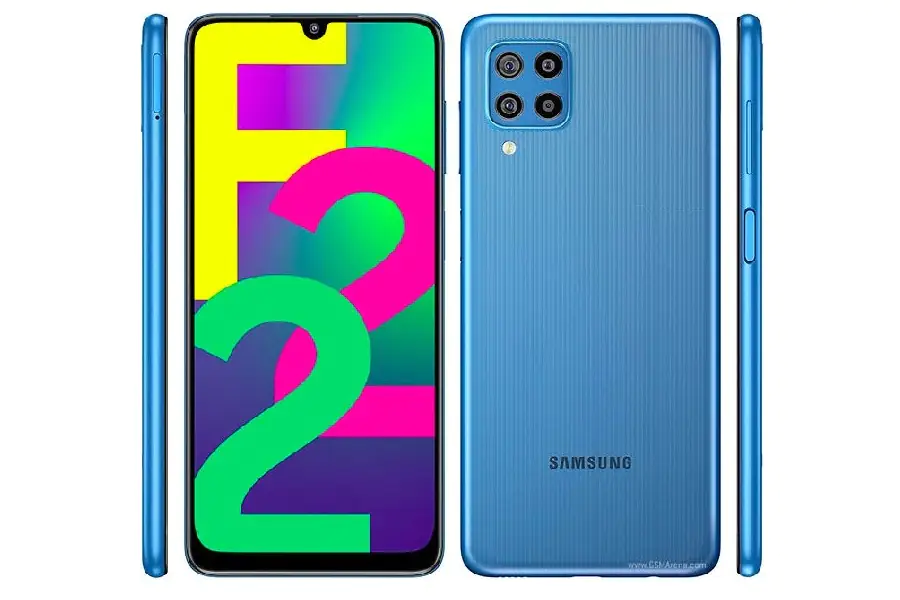 grafika przedstawiająca smartfona Galaxy F22