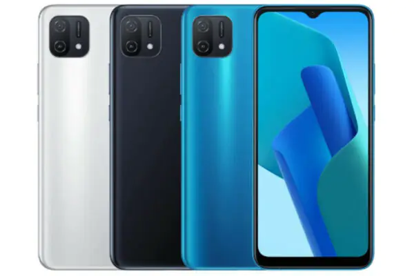 grafika przedstawiająca smartfona OPPO A16K