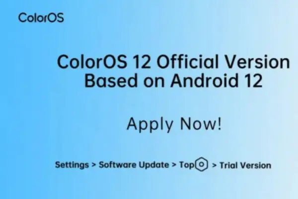 OPPO aktualizacja Android 12
