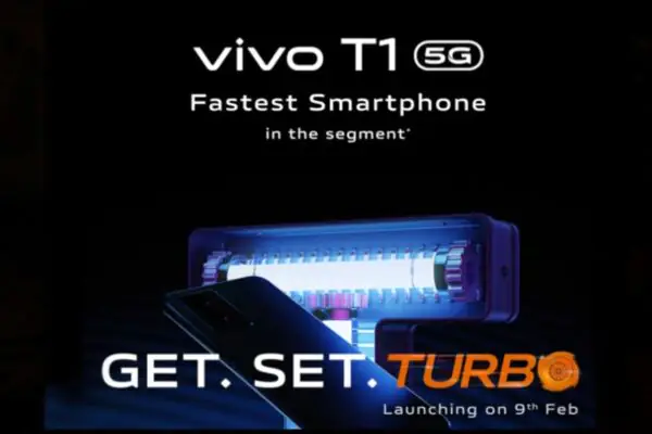 grafika przedstawiająca smartfona Vivo T1