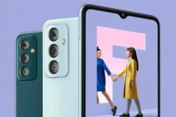grafika przedstawiająca smartfona Galaxy F23