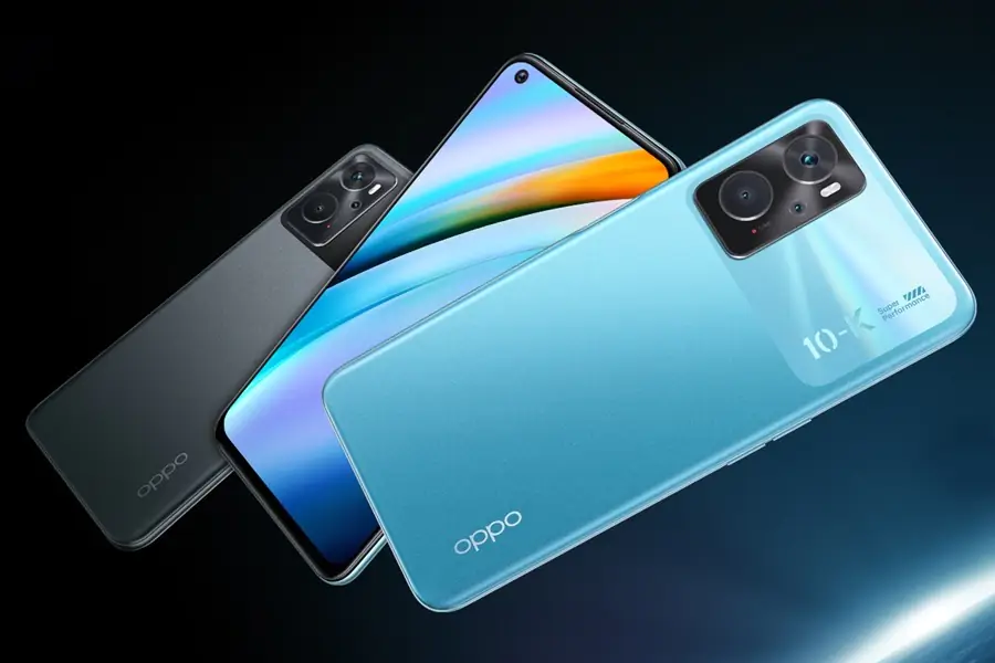 grafika przedstawiająca smartfona oppo K10 smartphone
