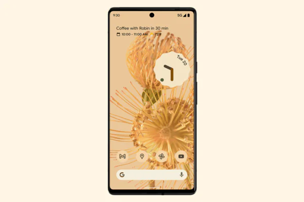 zdjęcie przedstawiające telefon pixel-6-android-12