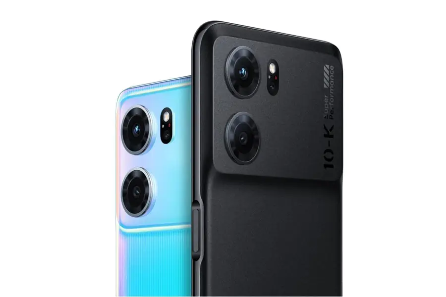 grafika przedstawiająca smartfona OPPO K10
